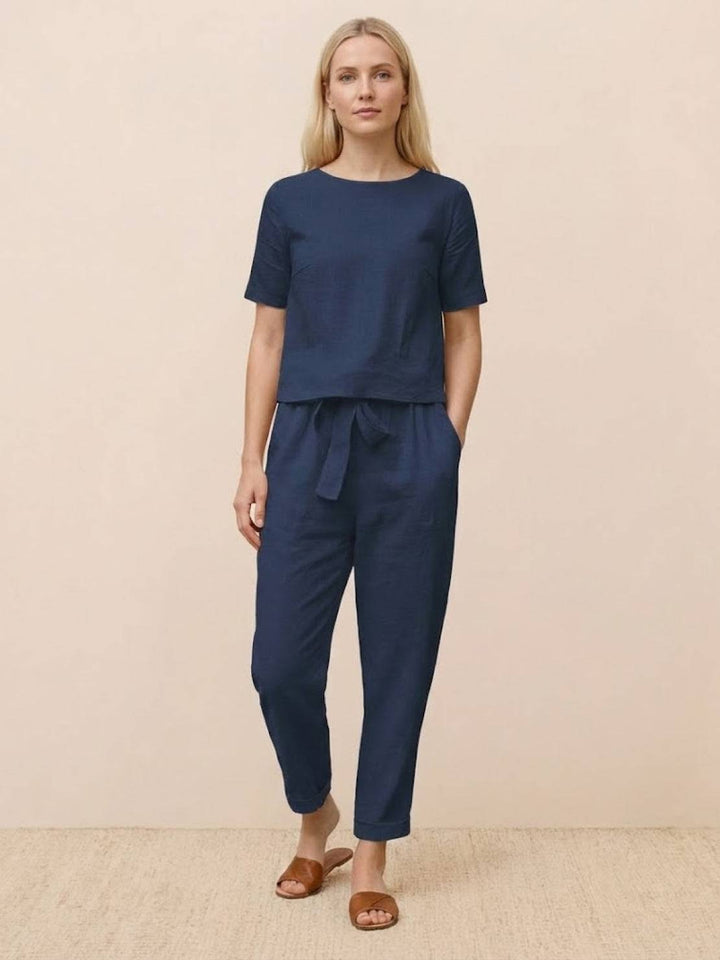 100% Cotton Linen Monochrome Co-ord