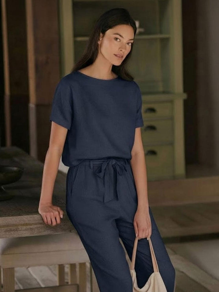 100% Cotton Linen Monochrome Co-ord