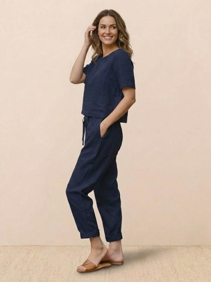 100% Cotton Linen Monochrome Co-ord