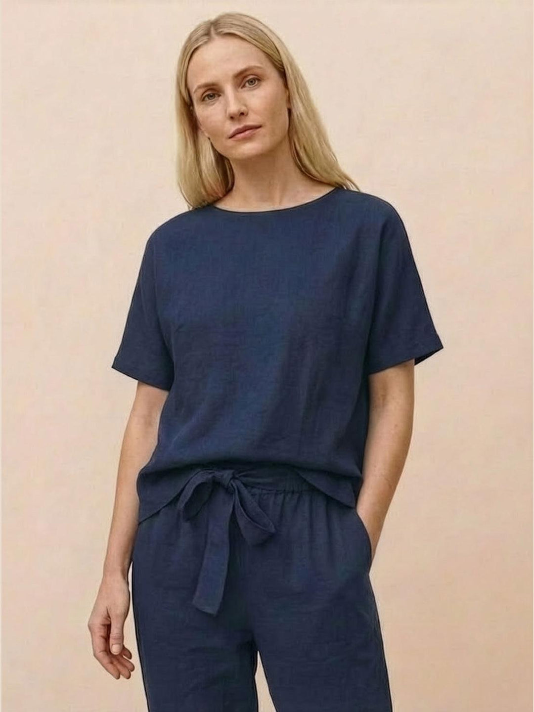 100% Cotton Linen Monochrome Co-ord