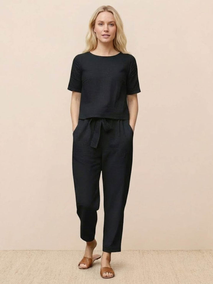 100% Cotton Linen Monochrome Co-ord