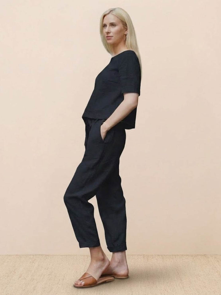 100% Cotton Linen Monochrome Co-ord