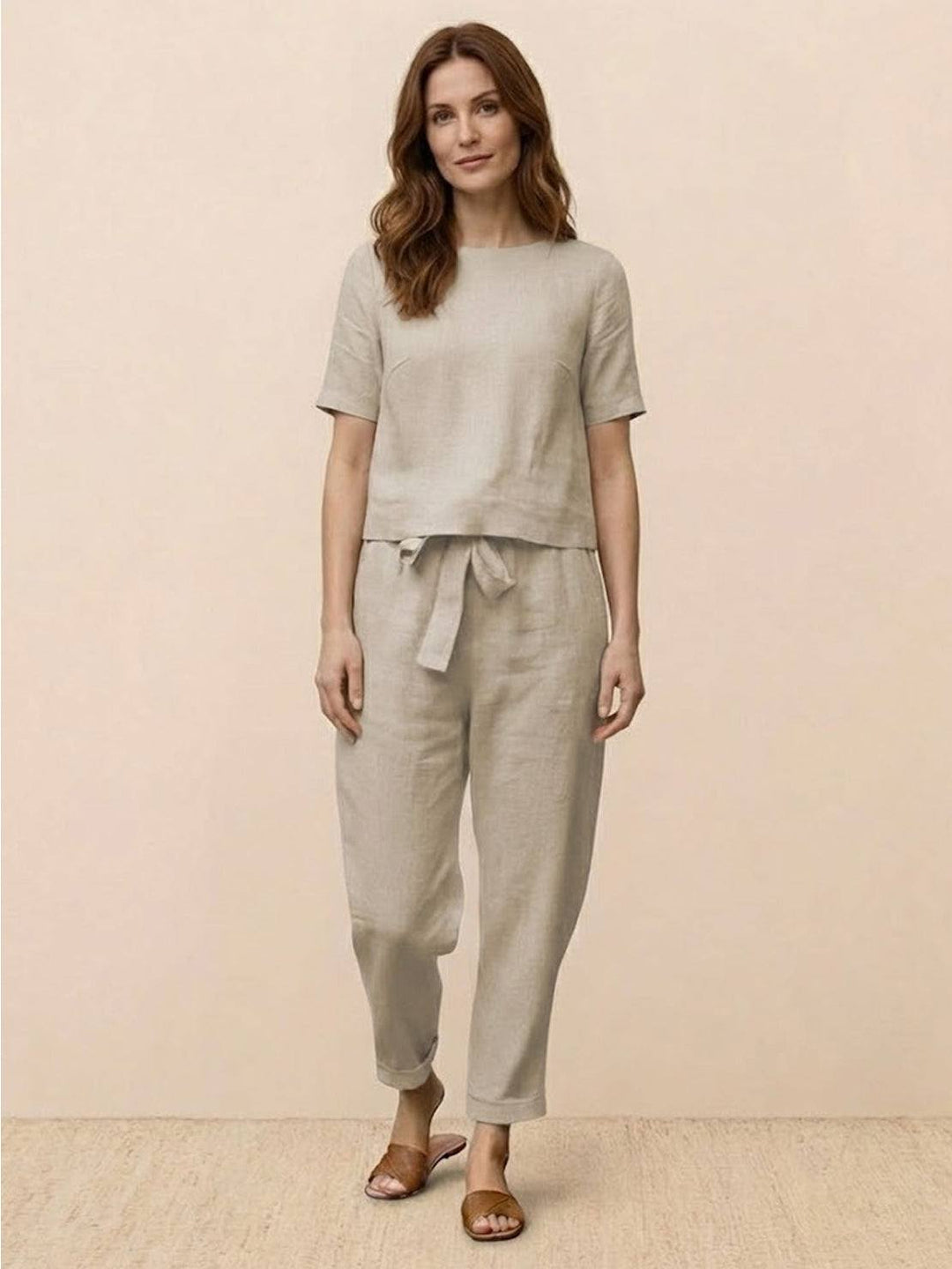 100% Cotton Linen Monochrome Co-ord