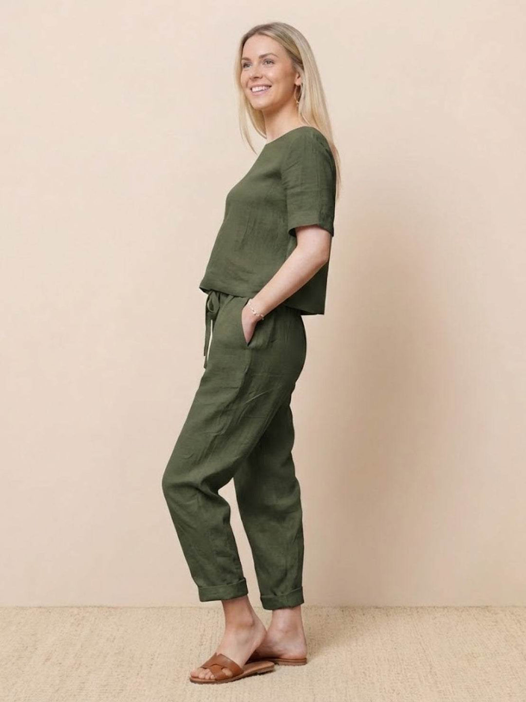 100% Cotton Linen Monochrome Co-ord