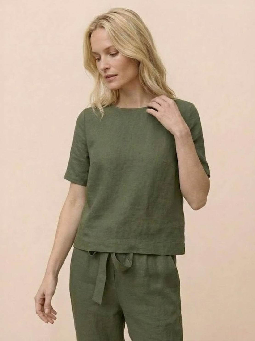 100% Cotton Linen Monochrome Co-ord