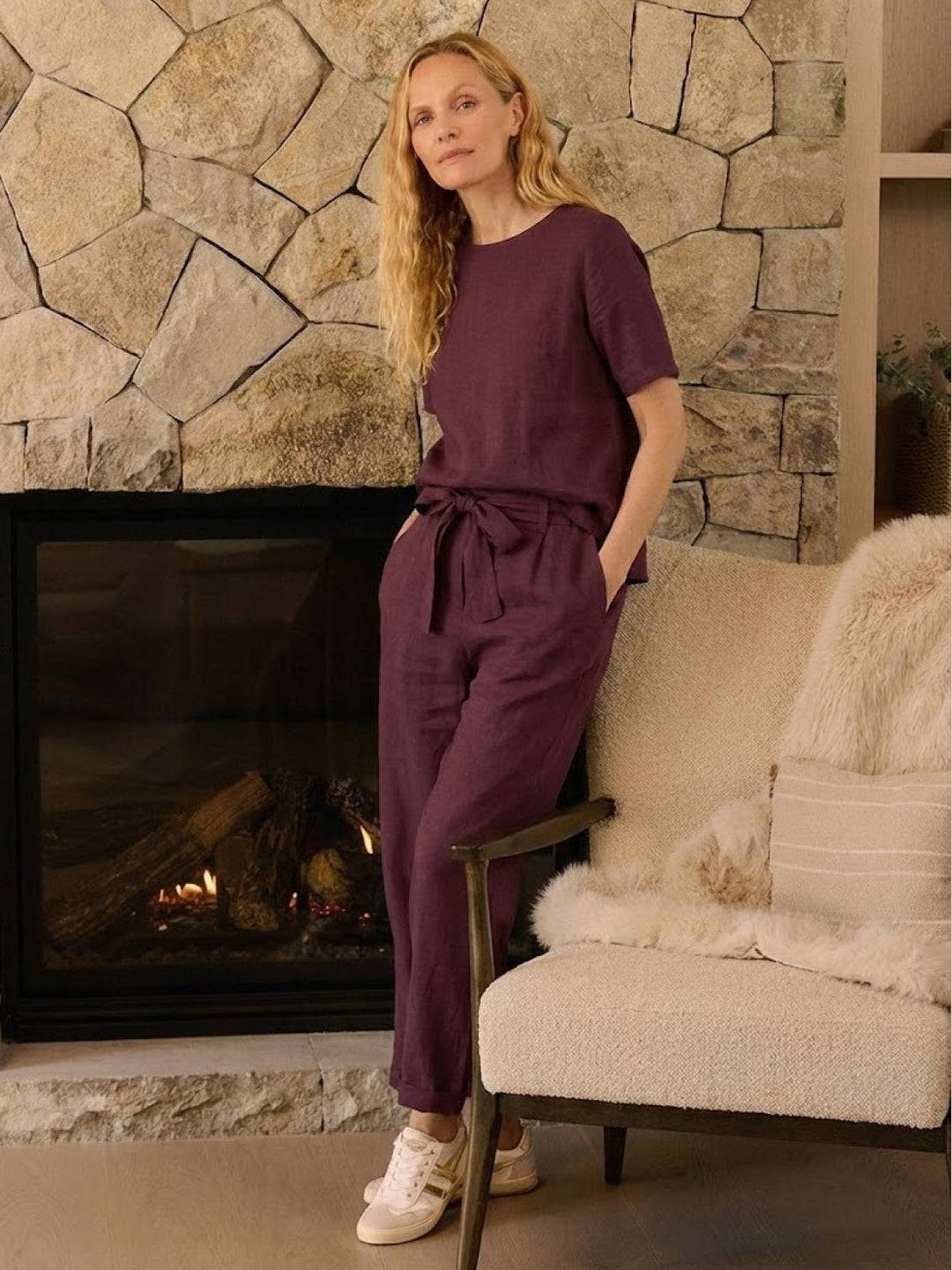 100% Cotton Linen Monochrome Co-ord