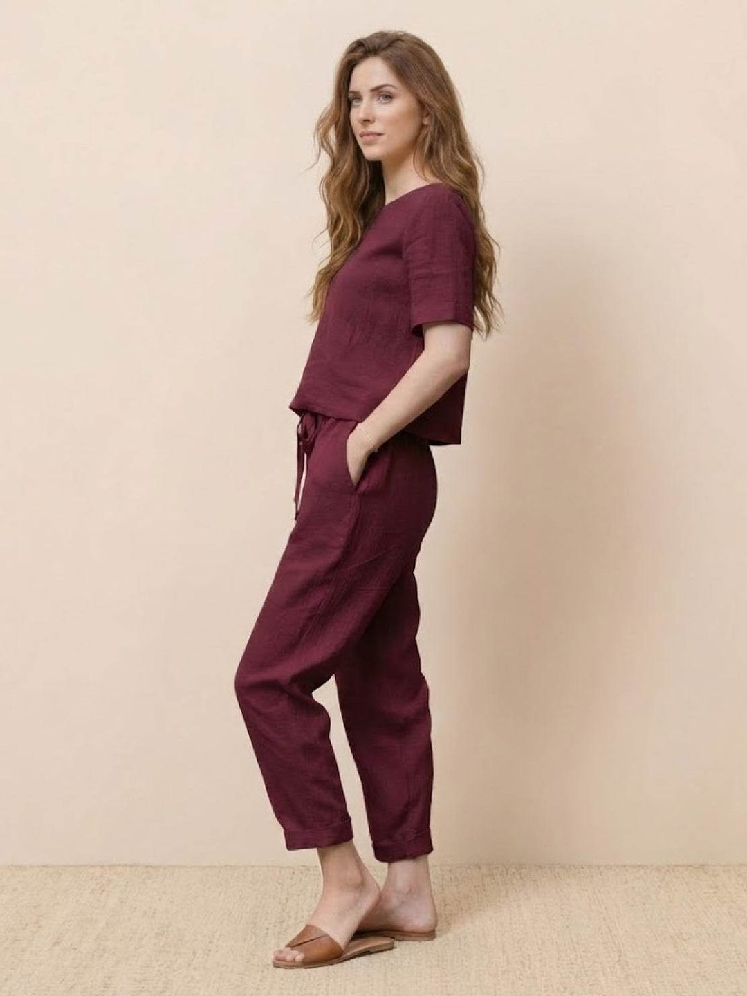 100% Cotton Linen Monochrome Co-ord