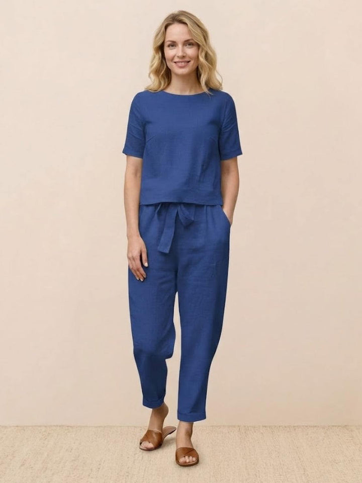 100% Cotton Linen Monochrome Co-ord
