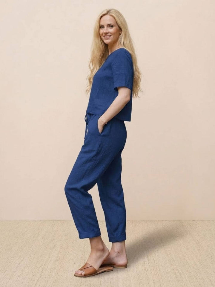 100% Cotton Linen Monochrome Co-ord