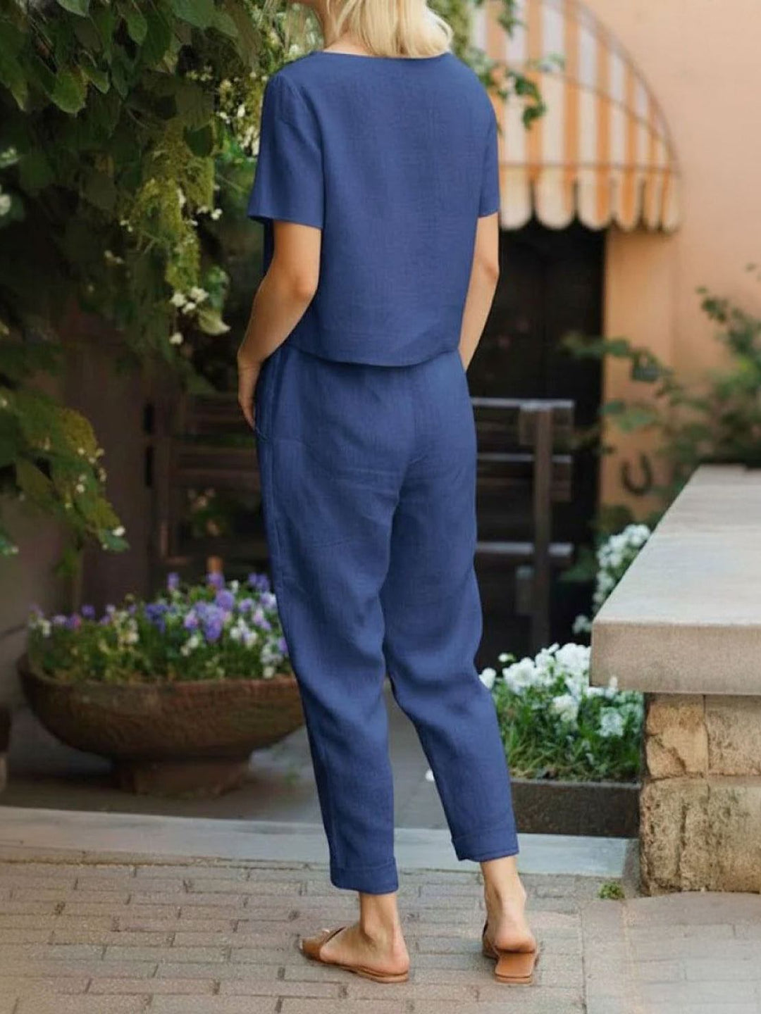 100% Cotton Linen Monochrome Co-ord