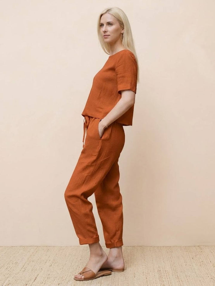 100% Cotton Linen Monochrome Co-ord