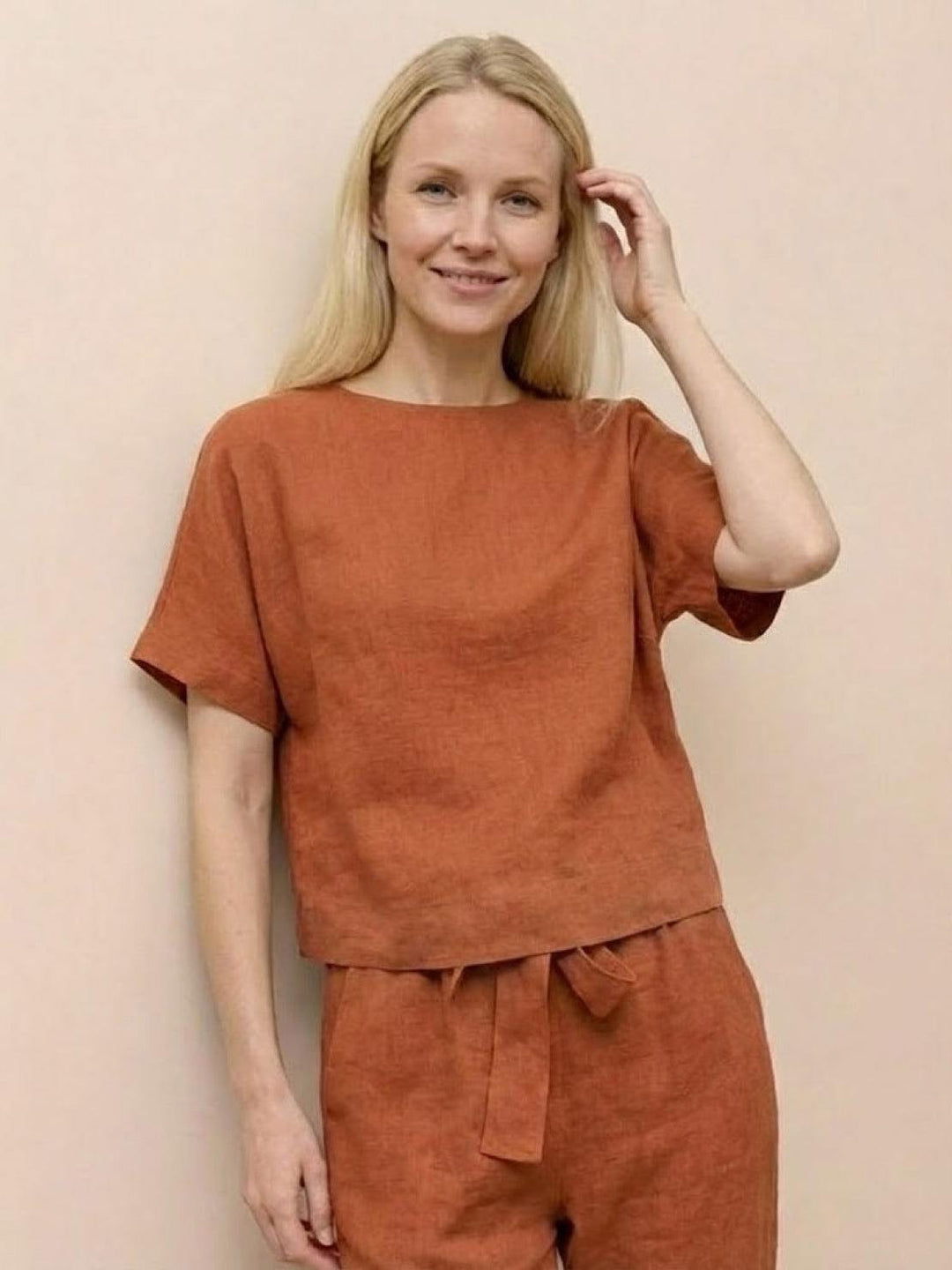 100% Cotton Linen Monochrome Co-ord