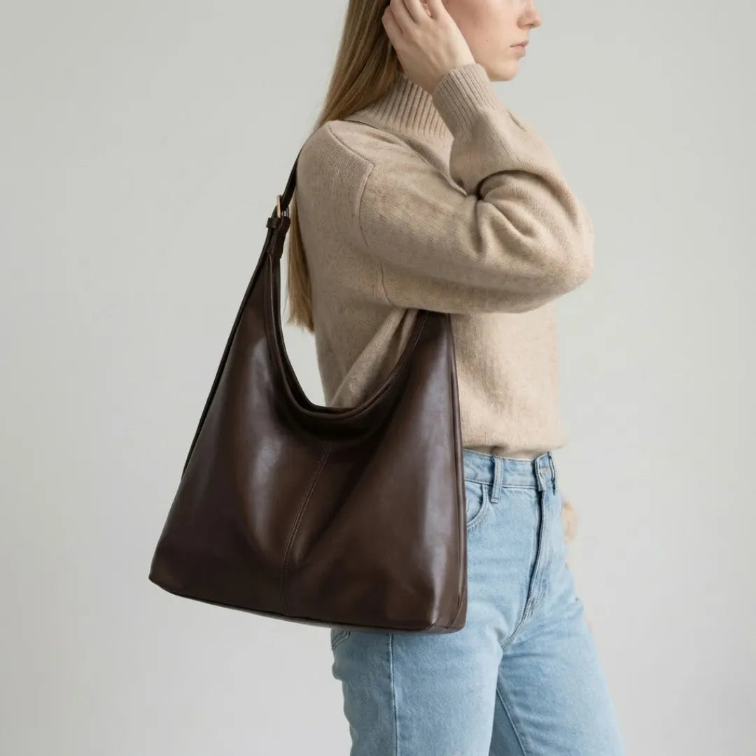 Ferrara | Women's Vegan Leather Hobo Shoulder Bag