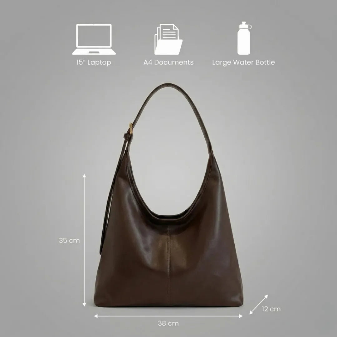 Ferrara | Women's Vegan Leather Hobo Shoulder Bag