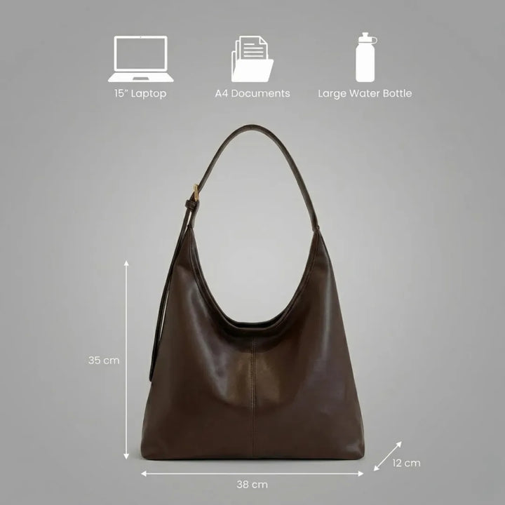 Ferrara | Women's Vegan Leather Hobo Shoulder Bag