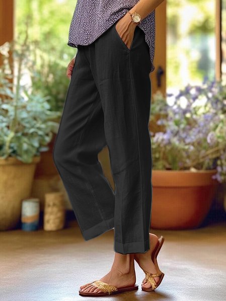 Casual Pants with Pockets
