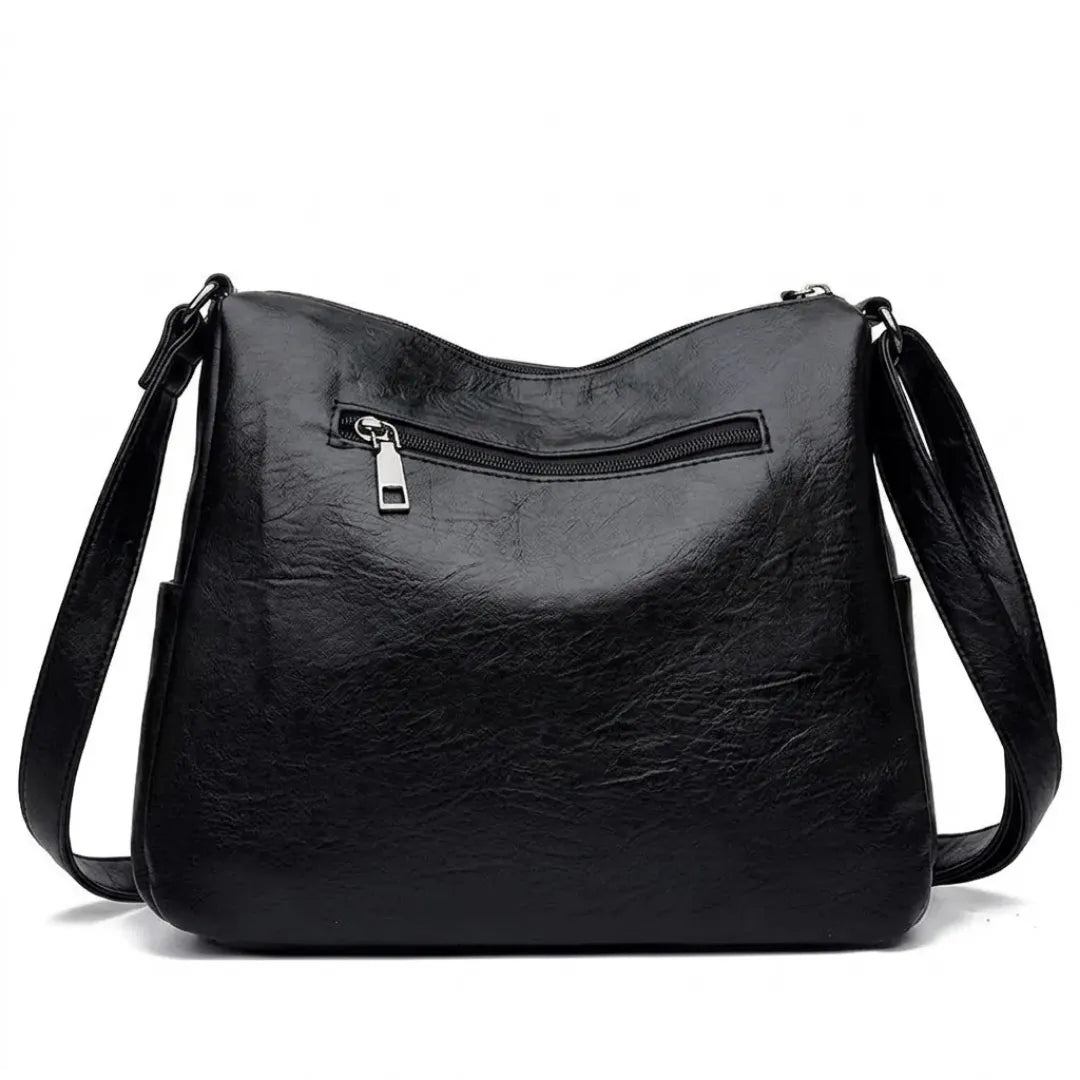 Isadora | Multi-Pocket vegan Leather Crossbody Bag