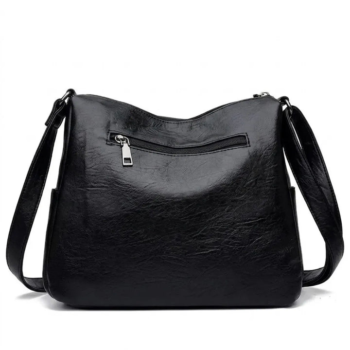 Isadora | Multi-Pocket vegan Leather Crossbody Bag