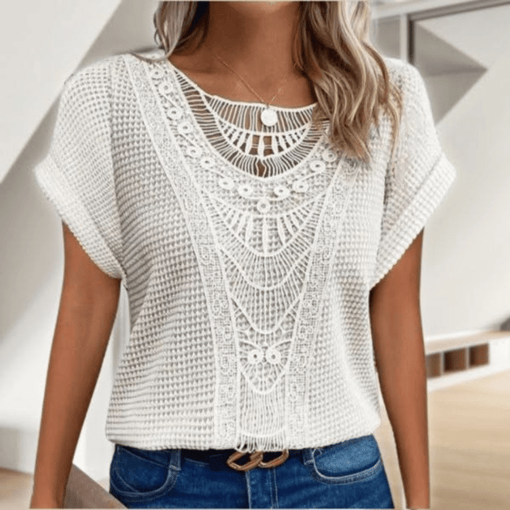 Vintage Lace Detail Top