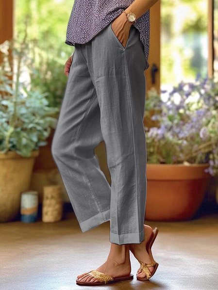 Casual Pants with Pockets