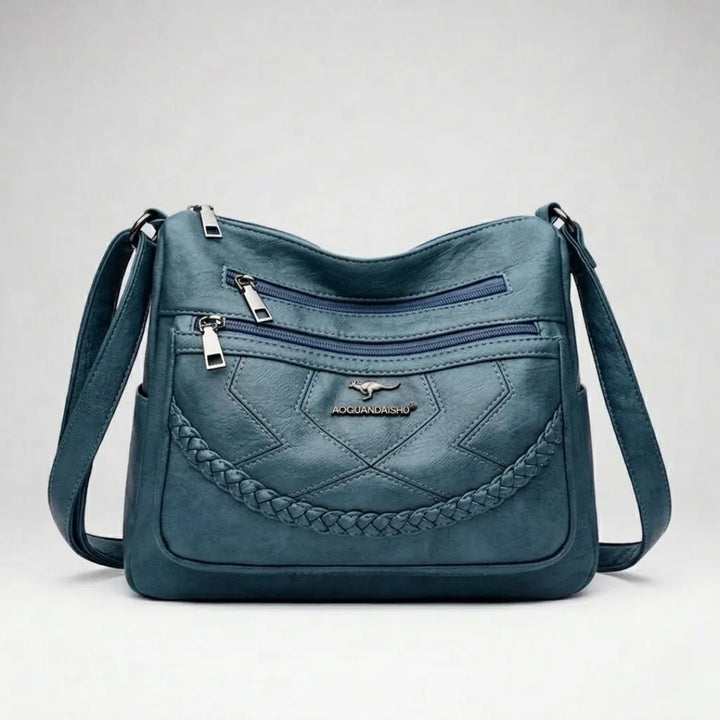 Isadora | Multi-Pocket vegan Leather Crossbody Bag