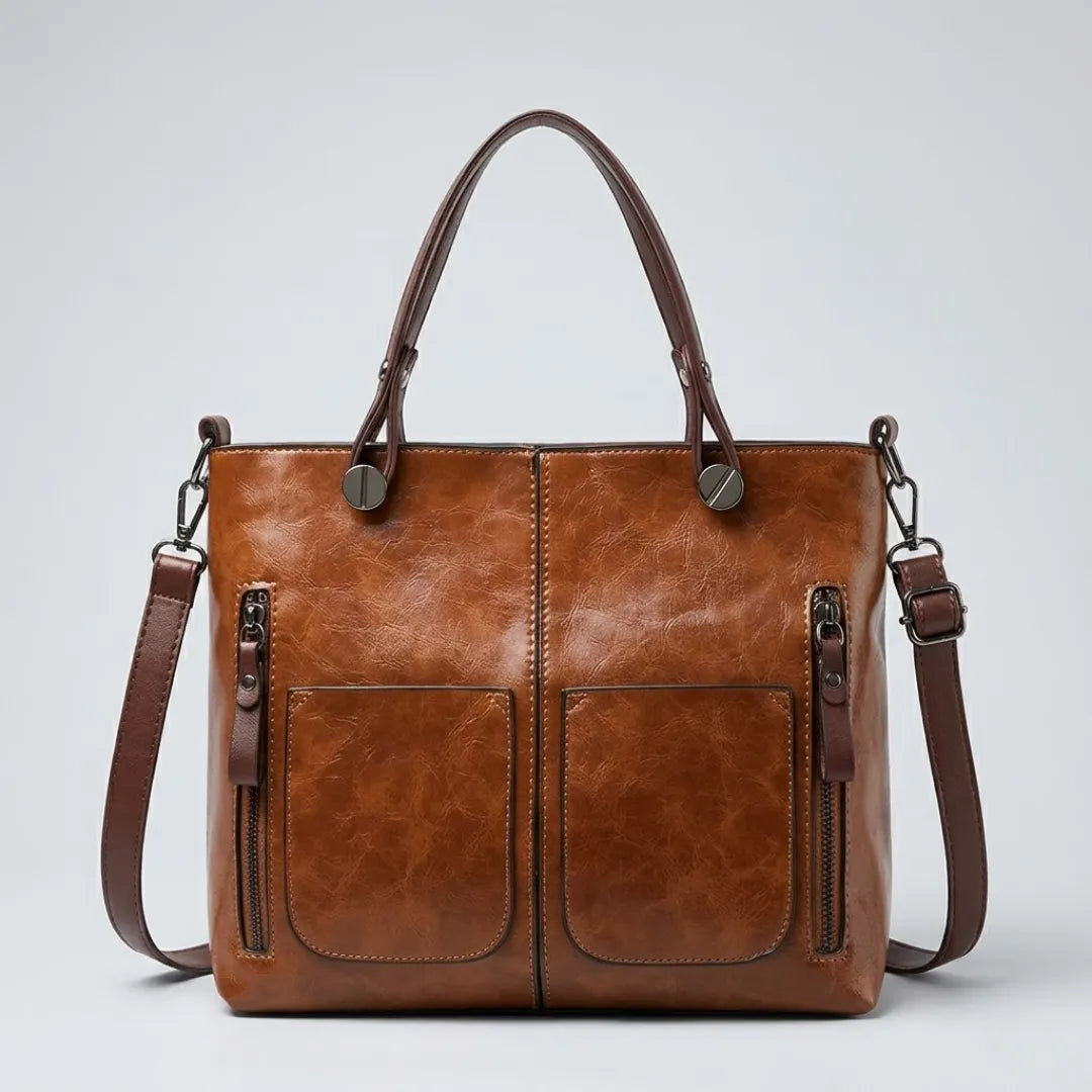 Seraphina | Women's Multi-Pocket Structured Tote Bag