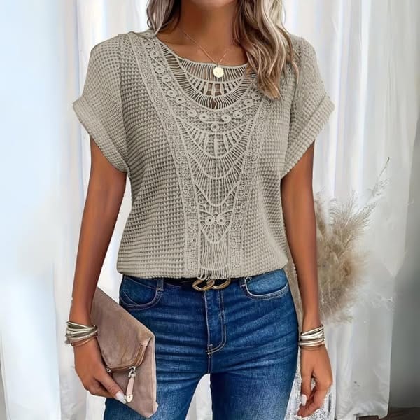 Vintage Lace Detail Top