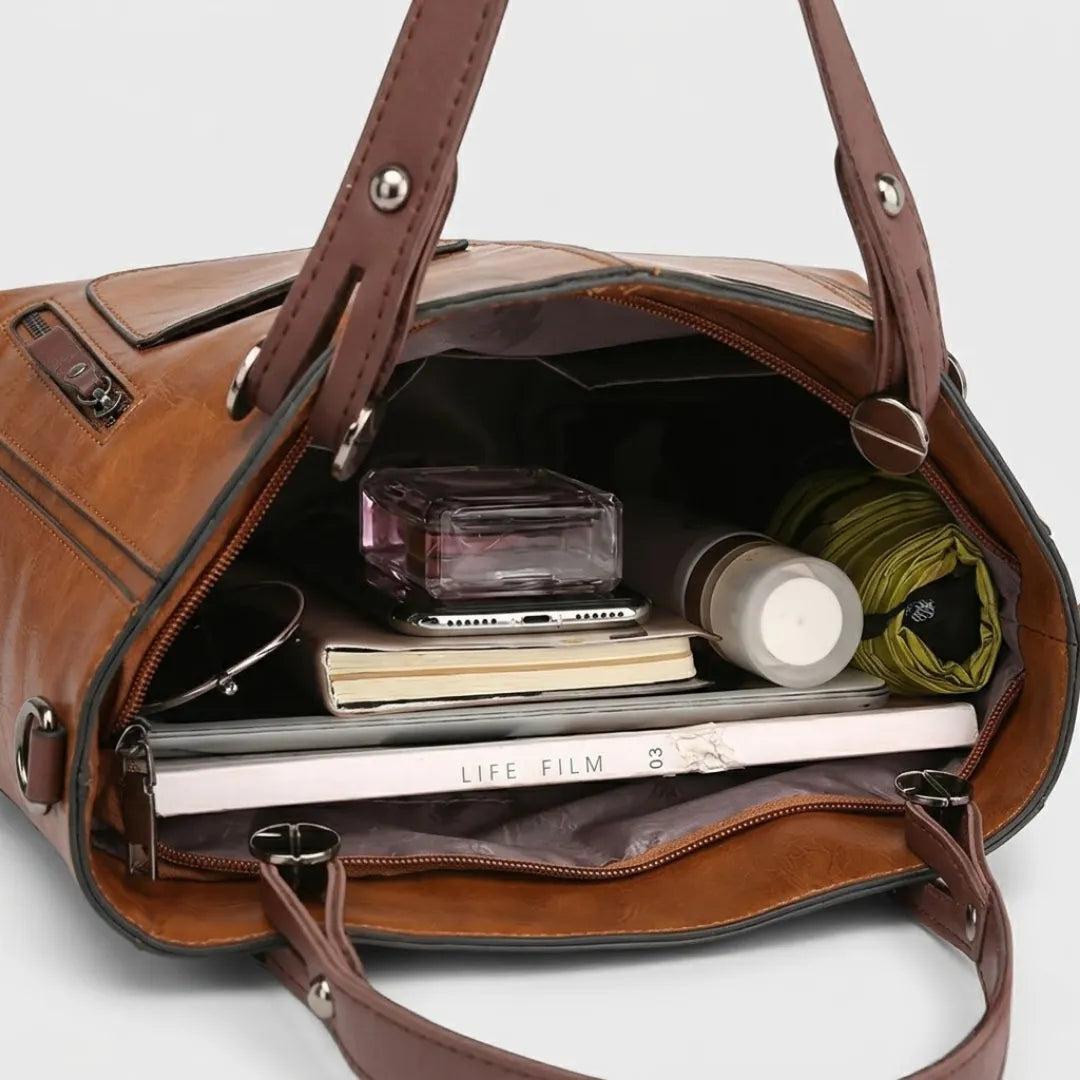 Seraphina | Women's Multi-Pocket Structured Tote Bag
