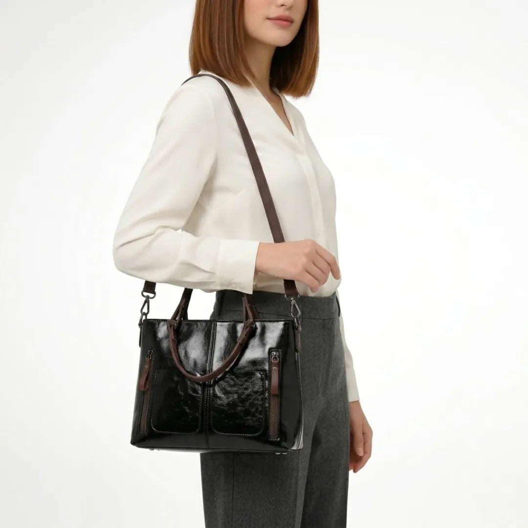 Seraphina | Women's Multi-Pocket Structured Tote Bag
