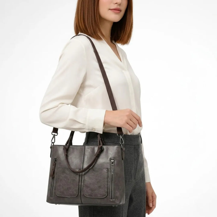 Seraphina | Women's Multi-Pocket Structured Tote Bag