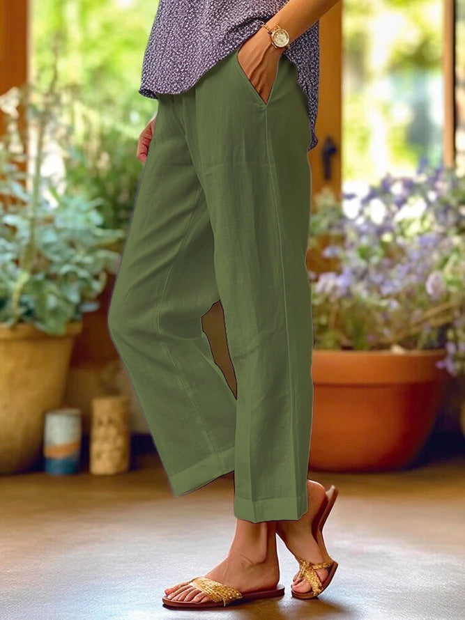 Casual Pants with Pockets