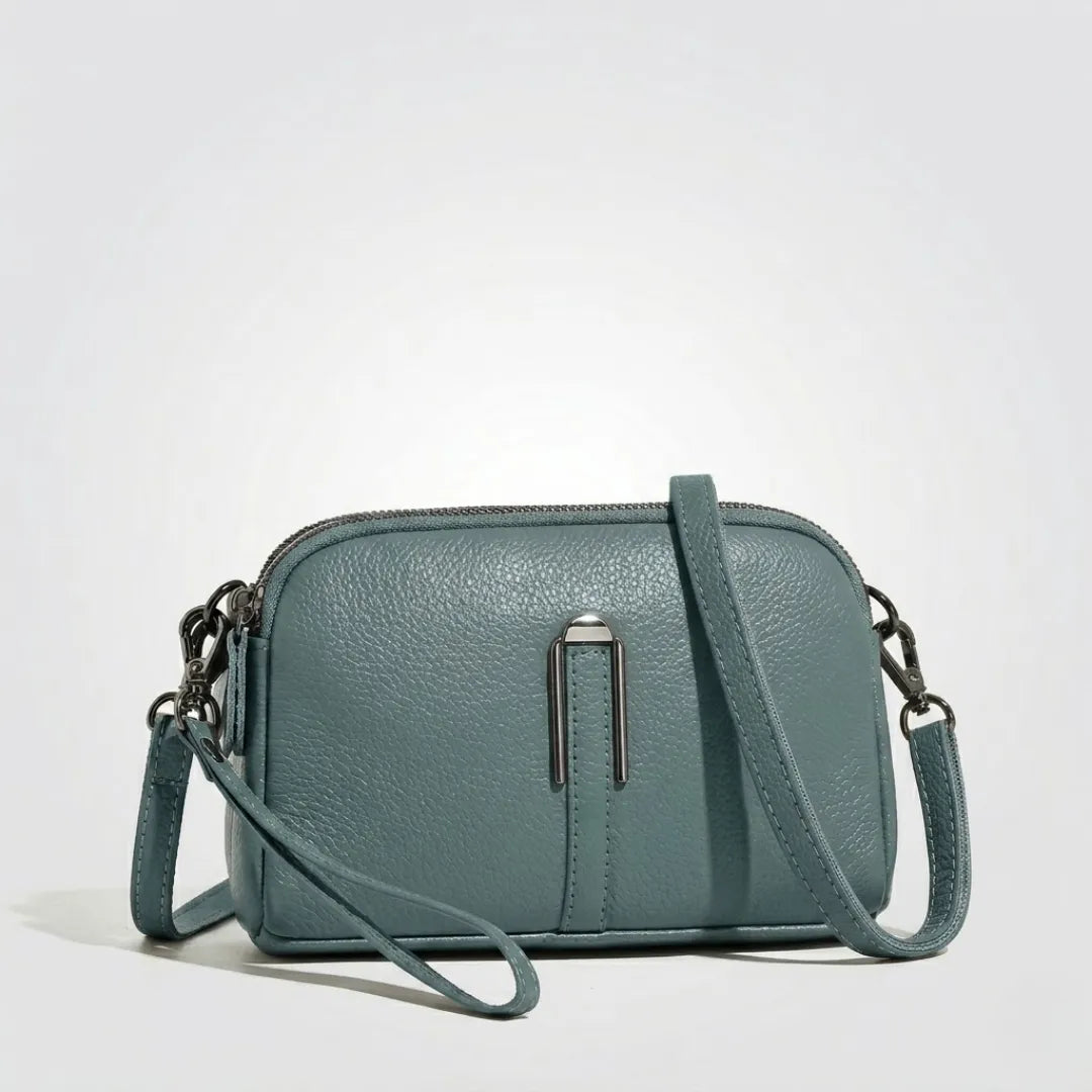 Pella | Women's Compact Double Zip Crossbody Bag