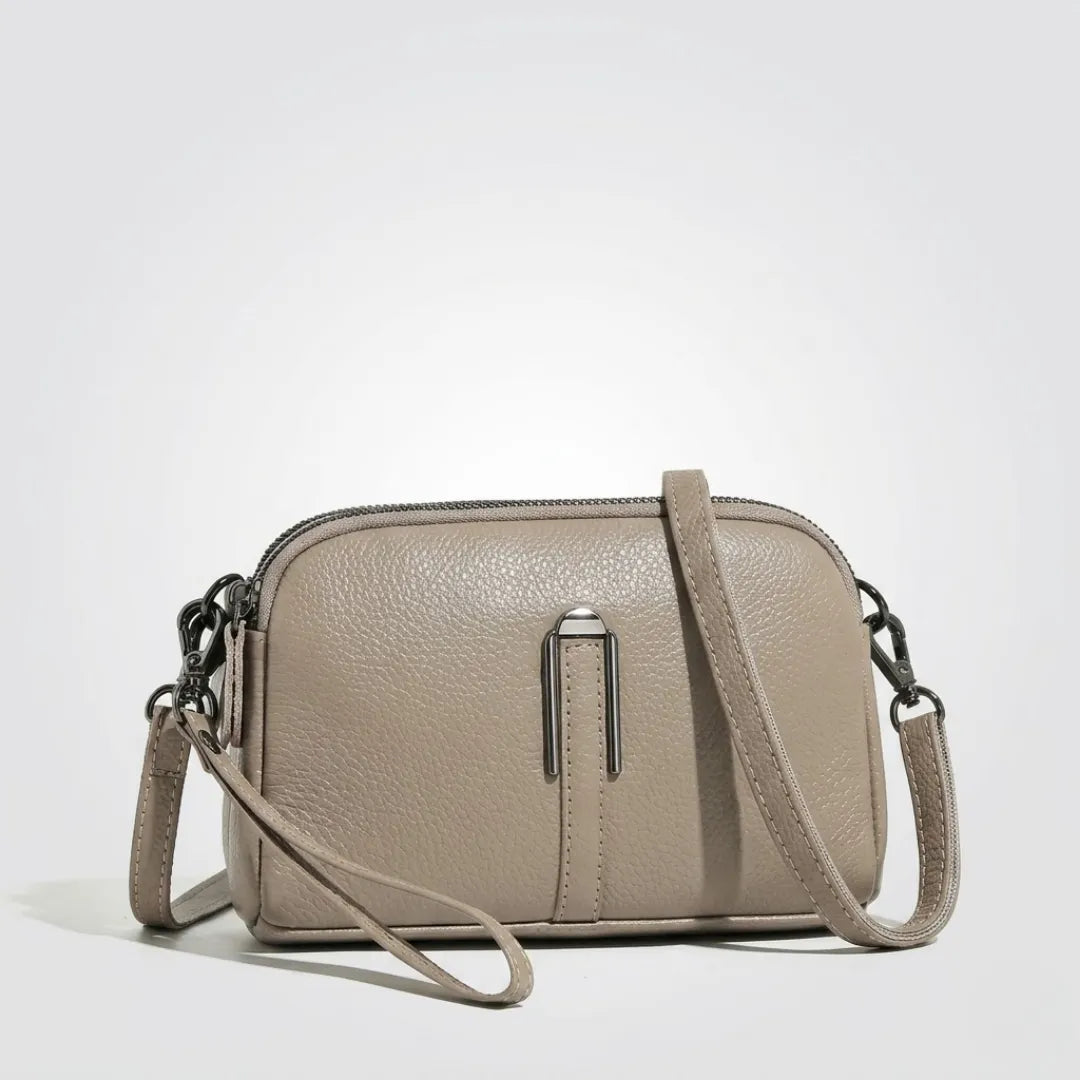 Pella | Women's Compact Double Zip Crossbody Bag