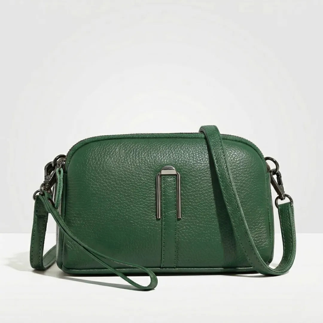 Pella | Women's Compact Double Zip Crossbody Bag