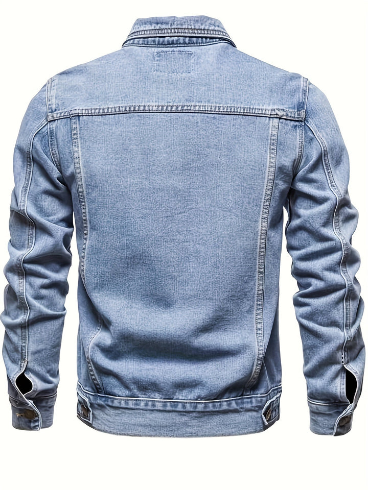 REGULAR DENIM JACKET FOR MEN