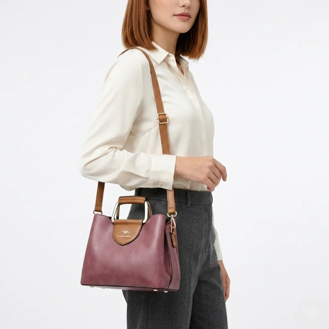 Valentina | Women's Vegan Leather Shoulder Bag