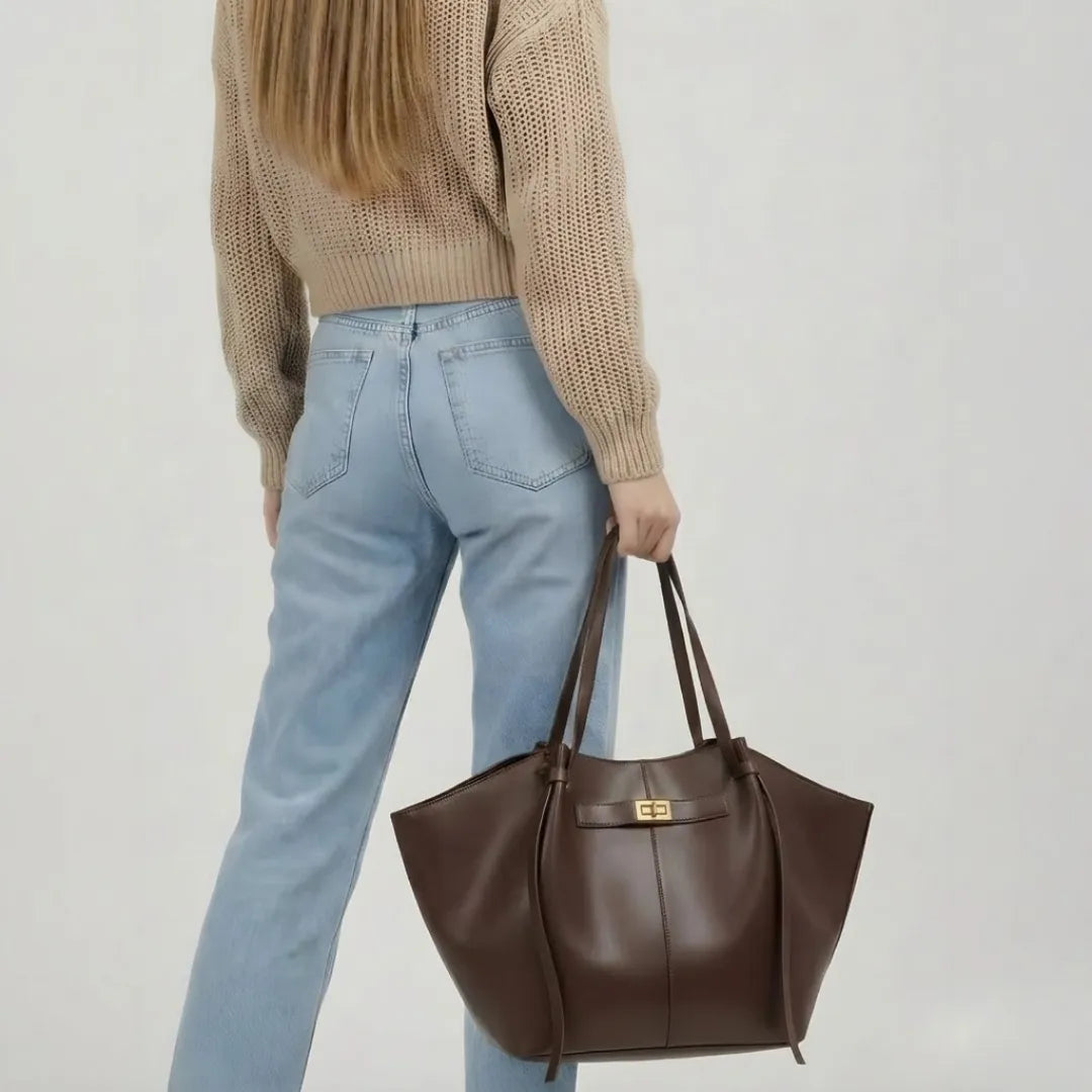 Florence | Large Vegan Leather Tote Bag for Women