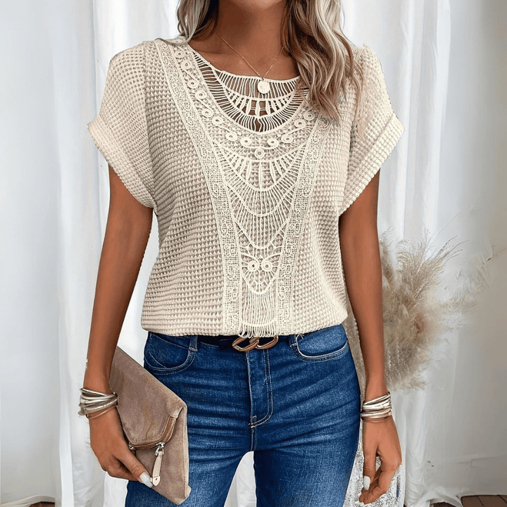 Vintage Lace Detail Top