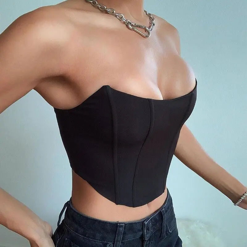Cropped Corset Top for Women