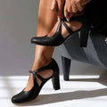 Elegant Comfort Strap Heels