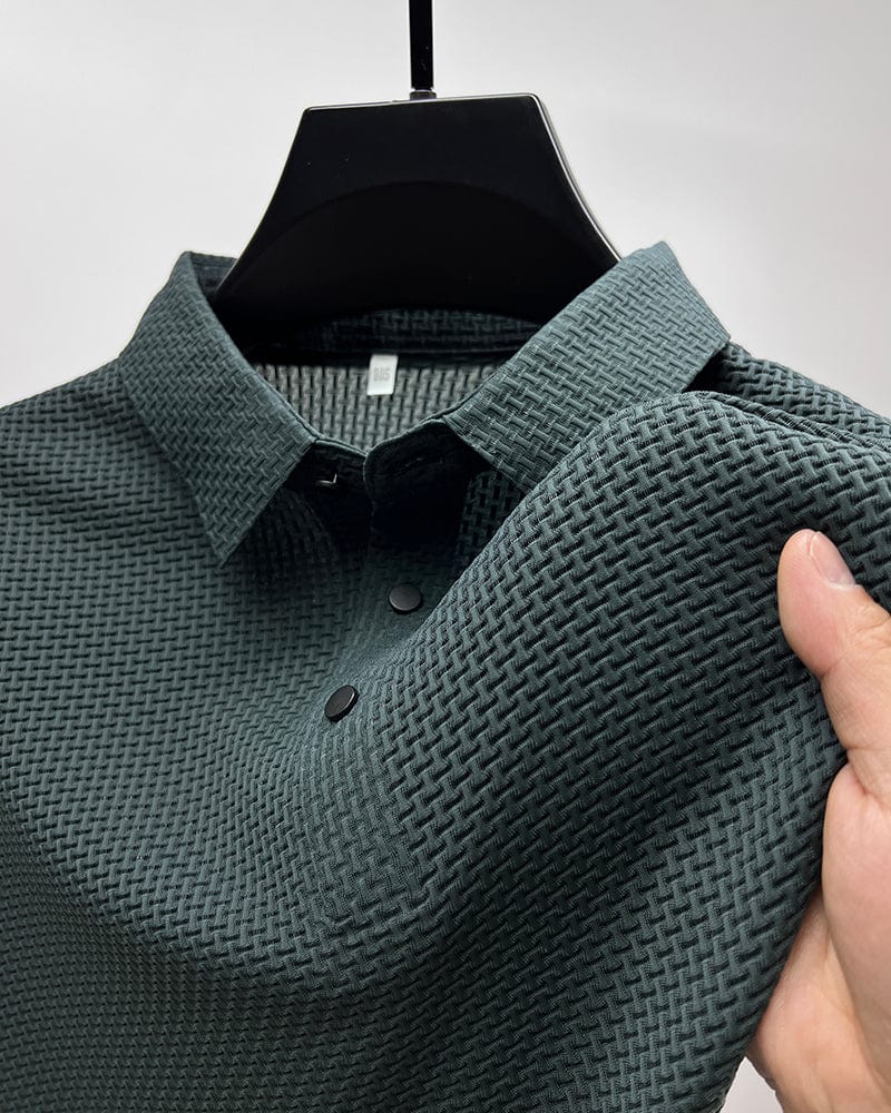 Stylish Button-Up Polo Shirt