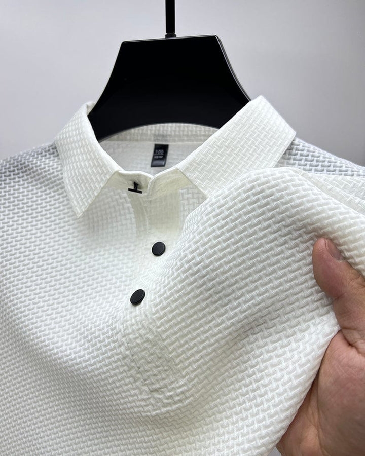 Stylish Button-Up Polo Shirt