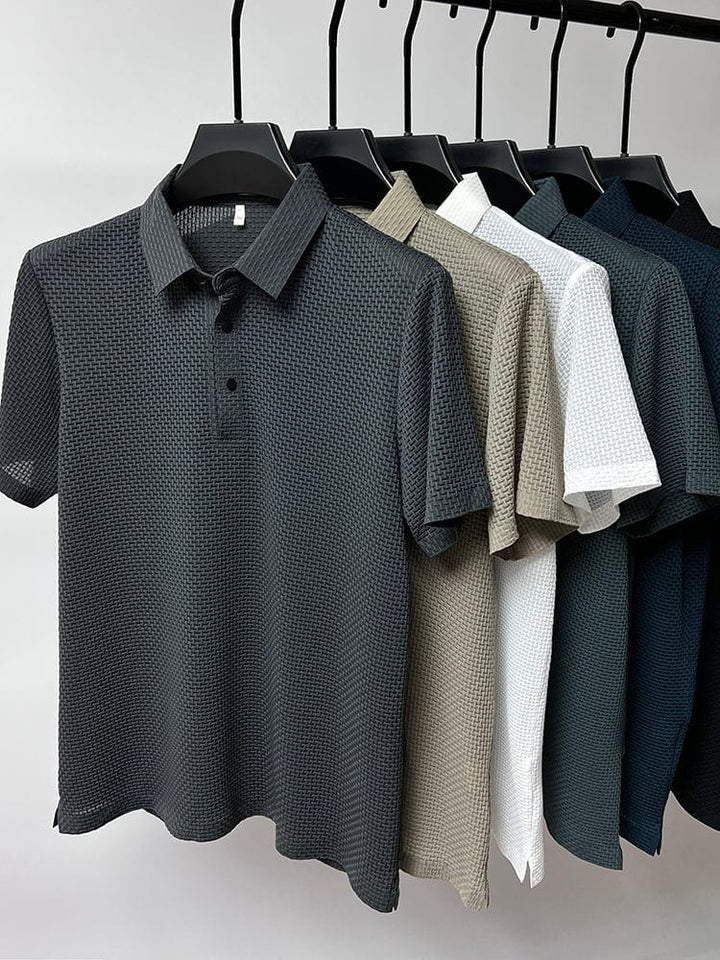 Stylish Button-Up Polo Shirt