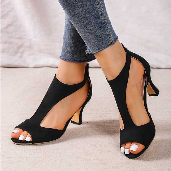 Comfortable Orthopedic Heeled Sandals