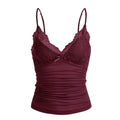 Lace Cropped Tank Top for Women