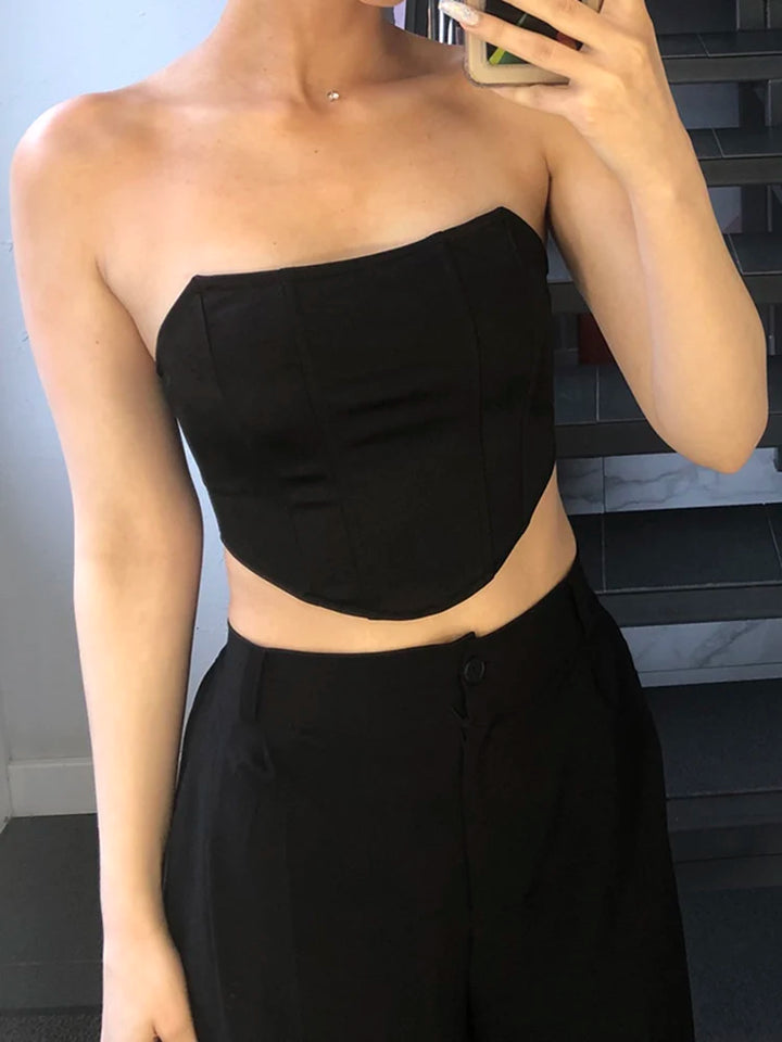 Cropped Corset Top for Women