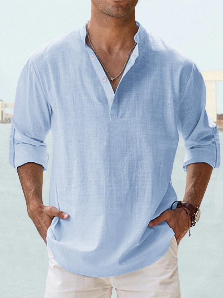 Breathable Button-Up Shirt