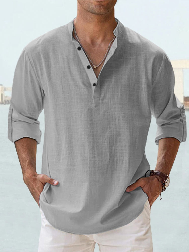 Breathable Button-Up Shirt
