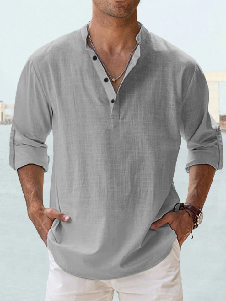 Breathable Button-Up Shirt