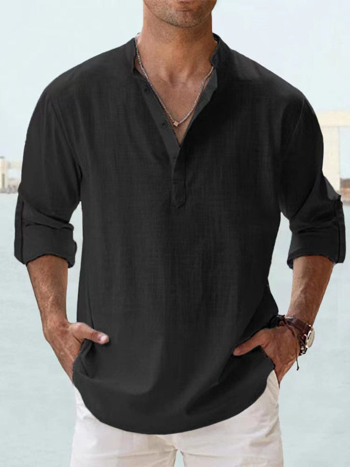 Breathable Button-Up Shirt
